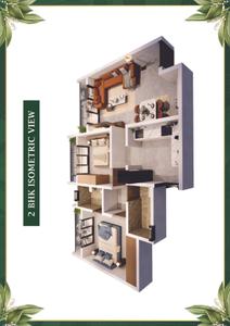 Image of 680 Sq.ft 1 BHK Apartment / Flat for sale in Chhaya Central Greens, Kalyan East, Kalyan for Rs. 3800000