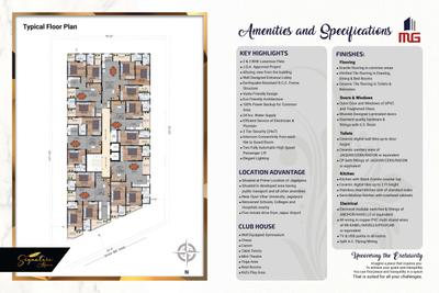 Image of 1522 Sq.ft 3 BHK Apartment / Flat for sale in MG Signature Homes, Jagatpura, Jaipur for Rs. 6200000