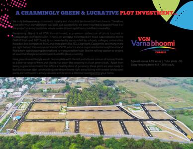 Image of 1300 Sq.ft Residential Plot / Land for sale in VGN Varna Bhoomi, Pudupakkam, Chennai for Rs. 8100000