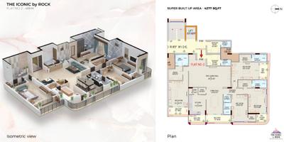 Image of 4277 Sq.ft 4 BHK Apartment / Flat for sale in The Iconic, Bhuwana, Udaipur for Rs. 20500000