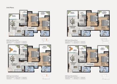 Image of 1538 Sq.ft 3 BHK Apartment / Flat for sale in KGK Amulya, Jagatpura, Jaipur for Rs. 15500000