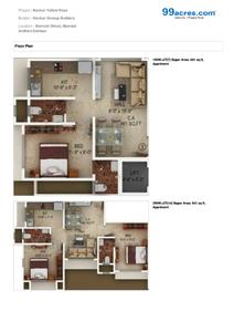 Image of 450 Sq.ft 1 BHK Apartment / Flat for sale in Navkar Yellow Roses, Borivali West, Mumbai for Rs. 9000000