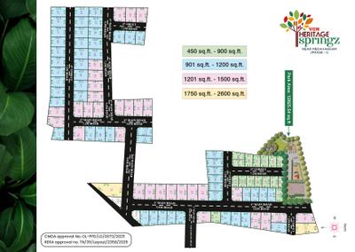Image of 720 Sq.ft Residential Plot / Land for sale in VGN Heritage Springz Phase I, Ottiyambakkam, Chennai for Rs. 3724000