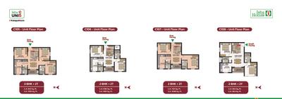 Image of 930 Sq.ft 2 BHK Apartment / Flat for sale in Isha Uni5, Nedumgundram, Chennai for Rs. 6720000