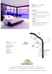 Image of 942 Sq.ft 2 BHK Apartment / Flat for sale in Vihang Vermont, Thane West, Thane for Rs. 8499999