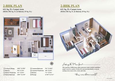 Image of 730 Sq.ft 2 BHK Apartment / Flat for sale in I Stay Project, Andheri East, Mumbai for Rs. 15600000
