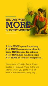 Image of 550 Sq.ft 1 BHK Apartment / Flat for sale in Rama Livmo, Hinjawadi, Pune for Rs. 4800000