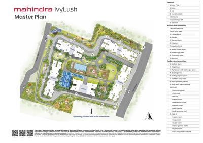 Image of 2080 Sq.ft 4 BHK Apartment / Flat for sale in Mahindra IvyLush, Wagholi, Pune for Rs. 23600000