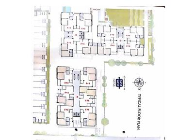 Image of 1332 Sq.ft 2 BHK Apartment / Flat for sale in Viaan Business Hub And Residency, Vatva, Ahmedabad for Rs. 3800000