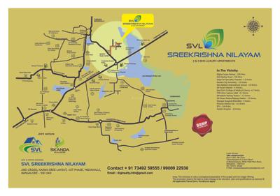 Image of 1109 Sq.ft 2 BHK Apartment / Flat for sale in SVL Sreekrishna Nilayam, Medahalli, Bengaluru for Rs. 5710950