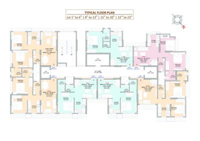 Image of 560 Sq.ft 2 BHK Apartment / Flat for sale in Kripa Passcode Green Canvas, Vikhroli East, Mumbai for Rs. 10200000