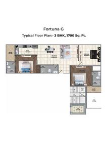 Image of 1700 Sq.ft 3 BHK Apartment / Flat for sale in CDIPL Sukhbiri Villas Homes, Sector 107, Noida for Rs. 11375000