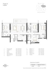 Image of 4000 Sq.ft 4.5 BHK Penthouse for sale in Kasturi The Balmoral Towers, Balewadi, Pune for Rs. 68500000