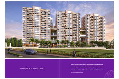 Image of 1020 Sq.ft 2 BHK Apartment / Flat for sale in Rohan Silver Gracia Phase II, Ravet, Pune for Rs. 6600000