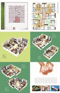 Image of 1450 Sq.ft 3 BHK Apartment / Flat for sale in Somya Sky Rise, Jagatpura, Jaipur for Rs. 5500000