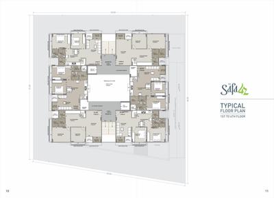 Image of 695 Sq.ft 2 BHK Apartment / Flat for sale in Sky Safa 42, Vavol, Gandhinagar for Rs. 6500000