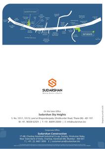 Image of 610 Sq.ft 1 BHK Apartment / Flat for sale in Sudarshan Sky Heights, Thane West, Thane for Rs. 6754686
