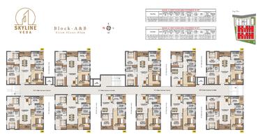 Image of 1372 Sq.ft 3 BHK Apartment / Flat for sale in Skyline Veda, Adibatla, Hyderabad for Rs. 4800000