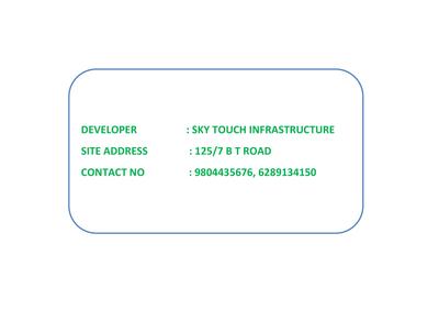 Image of 900 Sq.ft 3 BHK Apartment / Flat for sale in Sky Touch Apartment, Dunlop, Kolkata for Rs. 5700000