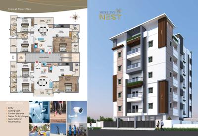 Image of 1700 Sq.ft 3 BHK Apartment / Flat for sale in Medellin Nest, Kompally, Hyderabad for Rs. 8375000