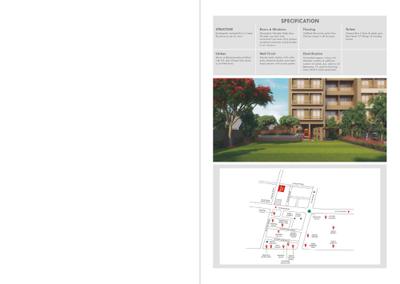 Image of 830 Sq.ft 3 BHK Apartment / Flat for sale in Akshar Tirth, Pethapur, Gandhinagar for Rs. 7100000