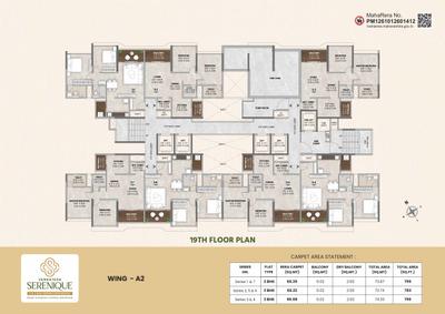 Image of 1500 Sq.ft 3 BHK Apartment / Flat for sale in Venkatesh Serenique Phase 1, Bavdhan, Pune for Rs. 15000000