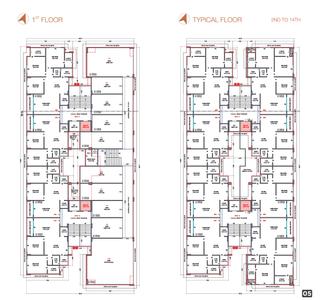 Image of 1265 Sq.ft 2 BHK Apartment / Flat for sale in Ajray Rudransh Heights, Jahangir Pura, Surat for Rs. 4427000