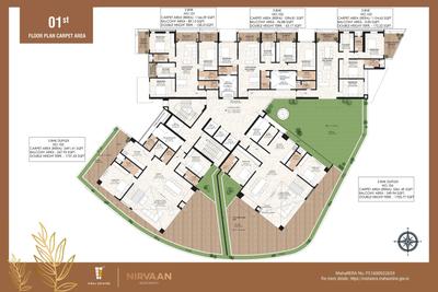 Image of 1750 Sq.ft 3 BHK Apartment / Flat for sale in Nirvaan Residency, Sharanpur, Nashik for Rs. 16500000