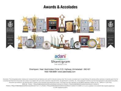 Image of 2280 Sq.ft 3 BHK Apartment / Flat for sale in Adani The Meadows, Shantigram, Ahmedabad for Rs. 17000000