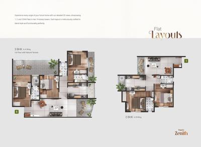 Image of 950 Sq.ft 2 BHK Apartment / Flat for sale in Patels Zenith, Ambernath West, Ambernath for Rs. 4000000