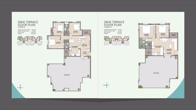 Image of 676 Sq.ft 2 BHK Apartment / Flat for sale in Fortune Skyline Phase 2, Kalali, Vadodara for Rs. 2600000