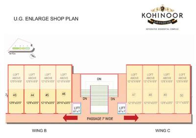 Image of 1064 Sq.ft 2 BHK Apartment / Flat for sale in Lalani Kohinoor Grandeur, Ravet, Pune for Rs. 9000000