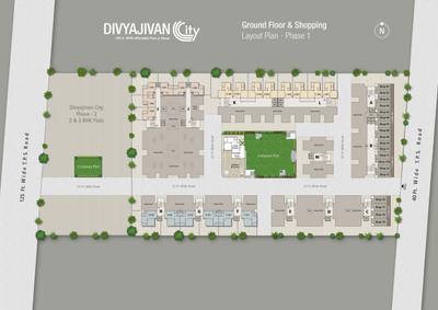 Image of 1053 Sq.ft 1 BHK Apartment / Flat for sale in Divyajivan City, Nava Naroda, Ahmedabad for Rs. 2400000