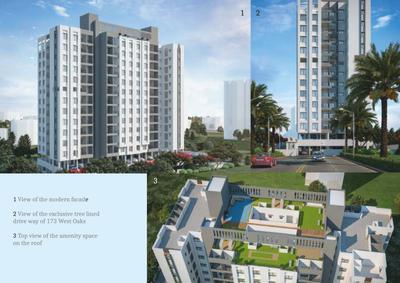 Image of 1022 Sq.ft 2 BHK Apartment / Flat for sale in 173 West Oaks, Wakad, Pune for Rs. 8500000