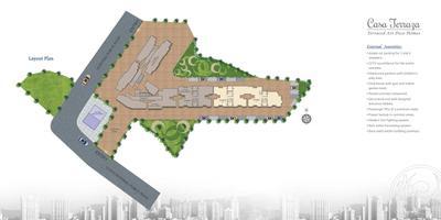 Image of 800 Sq.ft 2 BHK Apartment / Flat for sale in TREC Casa Terraza Phase 3, Vasai West, Vasai for Rs. 6900000