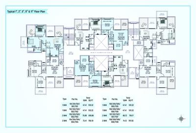 Image of 1490 Sq.ft 3 BHK Apartment / Flat for sale in Padmavati Lakeshore, Wakad, Pune for Rs. 8695200