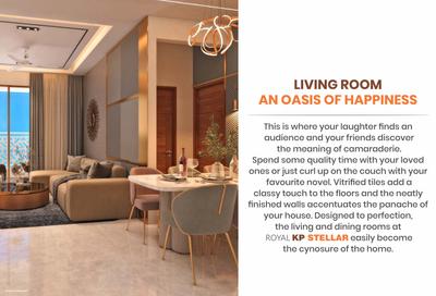 Image of 1130 Sq.ft 2 BHK Apartment / Flat for sale in Royal KP Stellar, Mohammed Wadi, Pune for Rs. 6900000