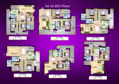 Image of 1400 Sq.ft 2 BHK Apartment / Flat for sale in Premium Kings Residency, Rajpur, Dehradun for Rs. 16200000