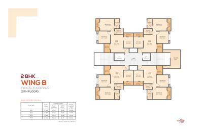 Image of 980 Sq.ft 2 BHK Apartment / Flat for sale in Choice Goodwill Fabian, Lohegaon, Pune for Rs. 6500000