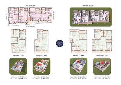 Image of 1523 Sq.ft 3 BHK Apartment / Flat for sale in Adhvam Residency, Battarahalli, Bengaluru for Rs. 6900001