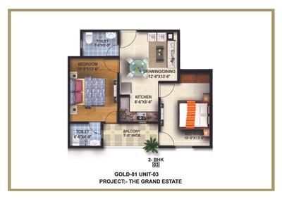 Image of 1450 Sq.ft 3 BHK Apartment / Flat for sale in SK The Grand Estate 2, Noida Extension, Greater Noida for Rs. 6799000