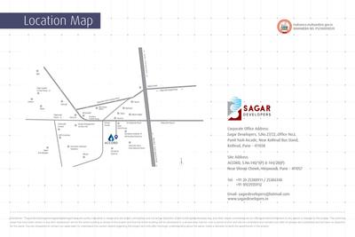 Image of 1021 Sq.ft 2 BHK Apartment / Flat for sale in Sagar Accord, Hinjawadi, Pune for Rs. 10500000
