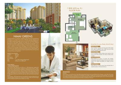 Image of 1720 Sq.ft 3 BHK Apartment / Flat for sale in Nimai Greens, Gulab Nagar, Bhiwadi for Rs. 12000000