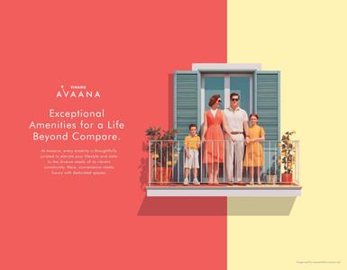 Image of 606 Sq.ft 1 BHK Apartment / Flat for sale in Reyanshp Vihang Avaana, Mira Road East, Mira Bhayandar for Rs. 7465000