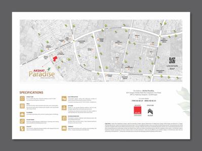 Image of 2400 Sq.ft 3 BHK Apartment / Flat for sale in V V Akshat Paradise, Sargasan, Gandhinagar for Rs. 12500000