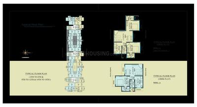 Image of 680 Sq.ft 1 BHK Apartment / Flat for sale in Chandak Sparkling Wings, Dahisar East, Mumbai for Rs. 9400000