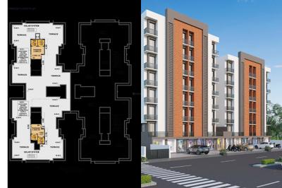 Image of 709 Sq.ft 2 BHK Apartment / Flat for sale in Varun Ratnam Glorious, Mavdi, Rajkot for Rs. 3600000