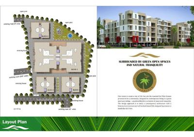 Image of 1107 Sq.ft 3 BHK Apartment / Flat for sale in Ayushi Palm Greens, Garha, Jabalpur for Rs. 5000000