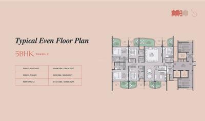 Image of 3100 Sq.ft 4 BHK Apartment / Flat for sale in Viraj Quillion Residencies At Quillion Park Phase 1, Govind Nagar, Nashik for Rs. 26000000