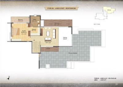Image of 4500 Sq.ft 4 BHK Penthouse for sale in Prestige Deja Vu, Frazer Town, Bengaluru for Rs. 110000000